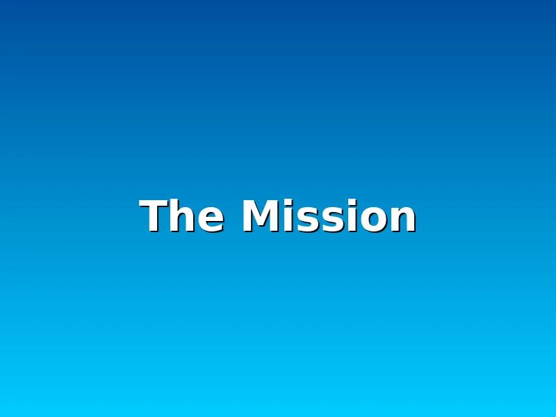 Mission Cover